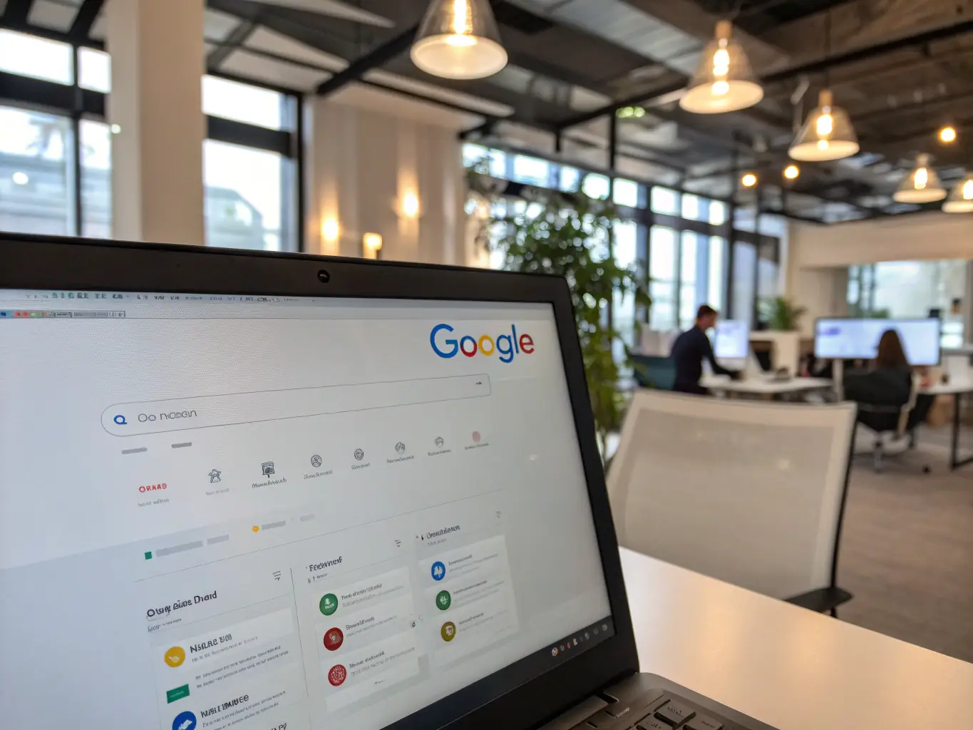 A screenshot of a well-optimized Google Business Profile with high ratings and detailed business information, showcasing the benefits of GBP optimization.